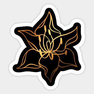 Lily Pattern Sticker